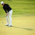 Simon Dyson disqualified for clearly tapping down a mark in his line at the BMW Masters