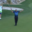 Watch an amateur at the Humana Challenge make a very unconventional birdie