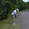 Charl Schwartzel hits one of the most amazing shots you’ll ever see at the Volvo Golf Champions