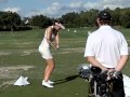 Sandra Gal Golf Swing